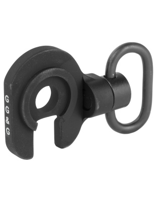GG&G, Inc. Rear Sling Attachment Mount, Fits Moss 500/590, Quick Detach, with Heavy Duty QD Swivel, Black Finish