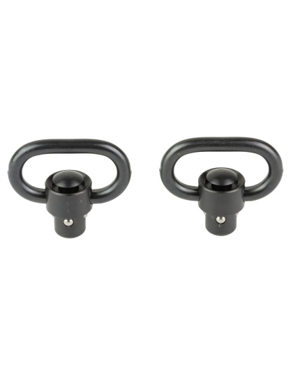 GrovTec Heavy Duty Push Button Swivels, Fits 1" Slings, Nitride Finish, Black