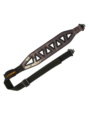 Muddy Nimbus Ultra-Lite Sling, Adjustable Length, Black and Veil Canyon Gray, Includes QD Swivels