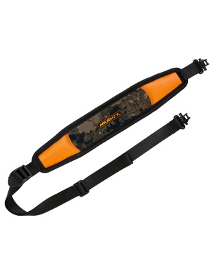 Muddy Trail Blazer Lightweight Sling, Adjustable Length, Black and Veil Canyon Gray, Includes QD Swivels