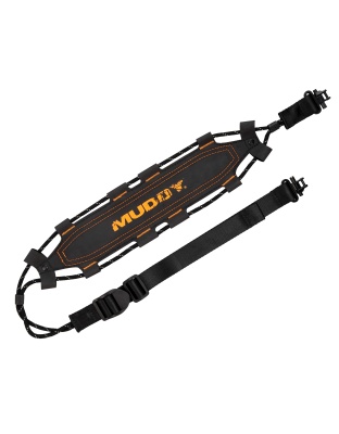 Muddy Treklite Ultra-Lite Sling, Adjustable Length, Black and Orange, Includes QD Swivels