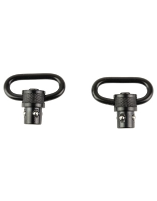 Quake Claw QD Flush Cup Swivel, 2 Pack, Steel Construction, Black