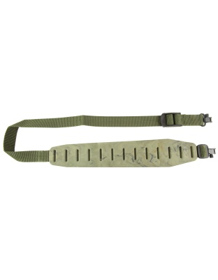 Quake Claw Standard 2.0, 2 Point Rifle Sling, Camo, Includes Hush Stalker II QD Metal Sling Swivels