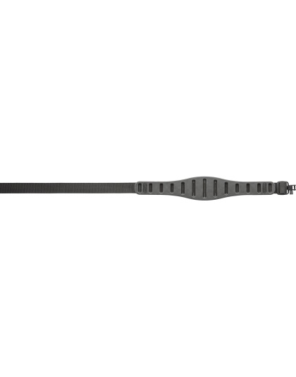 Quake Claw Contour, 2 Point Rifle Sling, Black, Includes Hush Stalker II QD Metal Sling Swivels