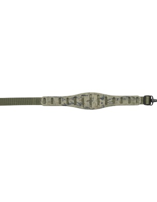 Quake Claw Contour, 2 Point Rifle Sling, Camo, Includes QD Flush Cup Swivels