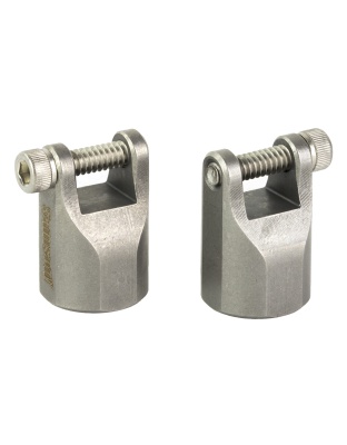 Samson Manufacturing Corp. Swivel Stud QD Adapter, Stainless, 2-Pack