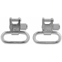 Uncle Mike's QD SS Swivel, 1", Nickel