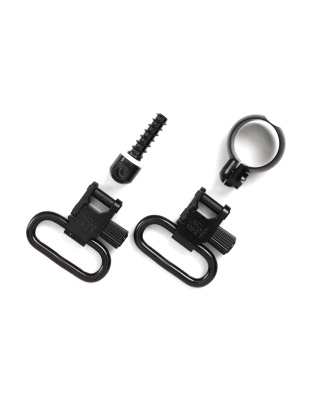 Uncle Mike's QD 115 CF Swivel, 1", Fits Winchester & Marlin Lever Action, Black