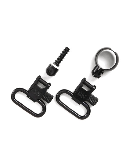 Uncle Mike's QD 115 CF Swivel, 1", Fits Winchester & Marlin Lever Action, Black