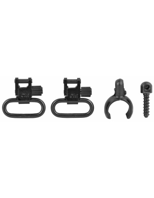Uncle Mike's QD 115 SG-4 Swivel, 1", Fits 20GA, .700" - .750", Black