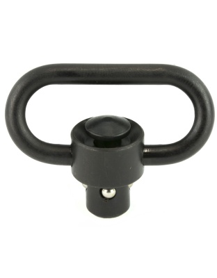 Leapers, Inc. - UTG Sling Swivel, 1.38", Push Button Quick Detach, Black