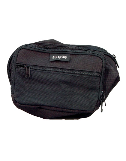 Bulldog Cases Fanny Pack, Medium, Black