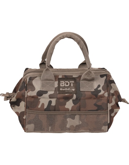 Bulldog Cases BDT Tactical Ammo & Accessory Range Bag, 12"x8"x10", Nylon, Throwback Camo