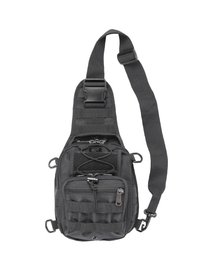 Bulldog Cases "Go" Sling Bag, X-Small, Black, Nylon