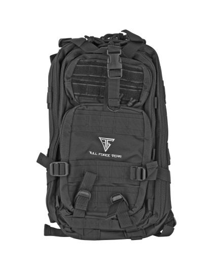 Full Forge Gear Hurricane Tactical Backpack, Black, 18"x11"x11"