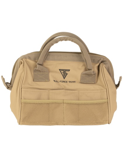 Full Forge Gear Range Tool Bag, Tan, 9"x12"x9.5"