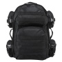 NcSTAR Tactical Backpack, 18" x 12" x 6" Main Compartment, Nylon, Black, Adjustable Shoulder Straps, Exterior PALS/ MOLLE Webbing, Hydration Bladder Compatible