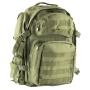 NcSTAR Tactical Backpack, 18" x 12" x 6" Main Compartment, Nylon, Green, Adjustable Shoulder Straps, Exterior PALS/ MOLLE Webbing, Hydration Bladder Compatible