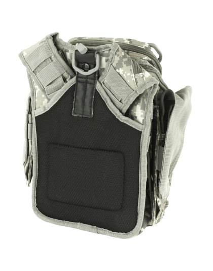 NcSTAR First Responder Utility Bag, Nylon, Gray Digital Camo, MOLLE / PALS Webbing, Rear Concealed Carry Pocket, Shoulder Strap