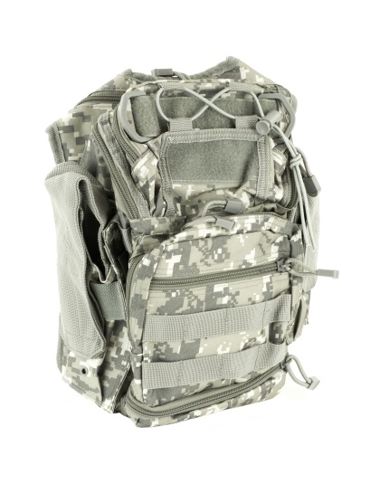 NcSTAR First Responder Utility Bag, Nylon, Gray Digital Camo, MOLLE / PALS Webbing, Rear Concealed Carry Pocket, Shoulder Strap