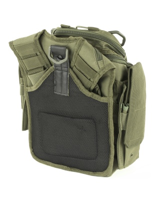 NcSTAR First Responder Utility Bag, Nylon, Green, MOLLE / PALS Webbing, Rear Concealed Carry Pocket, Shoulder Strap