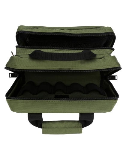US PeaceKeeper Micro Mini Range Bag, 10.5"x7.5"x3", Ripstop Nylon and 1000 Denier Nylon, Olive Drab Green