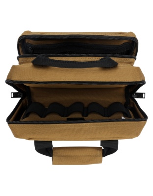 US PeaceKeeper Micro Mini Range Bag, 10.5"x7.5"x3", Ripstop Nylon and 1000 Denier Nylon, Tan