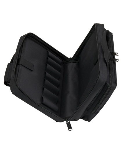 US PeaceKeeper Macro Mini Range Bag, 13.5"x9.5"x3", Ripstop Nylon and 1000 Denier Nylon, Black