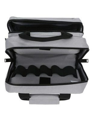 US PeaceKeeper Macro Mini Range Bag, 13.5"x9.5"x3", Ripstop Nylon and 1000 Denier Nylon, Gray