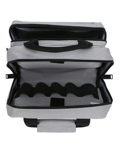 US PeaceKeeper Macro Mini Range Bag, 13.5"x9.5"x3", Ripstop Nylon and 1000 Denier Nylon, Gray