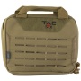 Allen Company Tac-Six Crew 2 Gun Tactical Pistol Case, 10"x8", Polyester Construction, Coyote