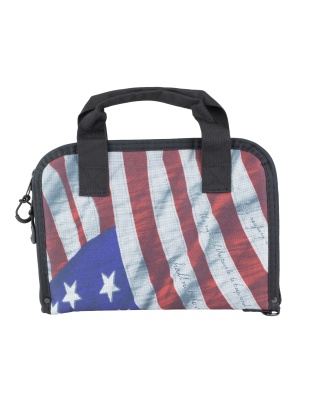 Allen Company Victory Taper, Double Pistol Case, 13"x9.5"x2", Red, White, and Blue