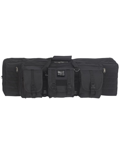 Bulldog Cases Deluxe Double Rifle, Rifle Case, 36", Nylon, Black
