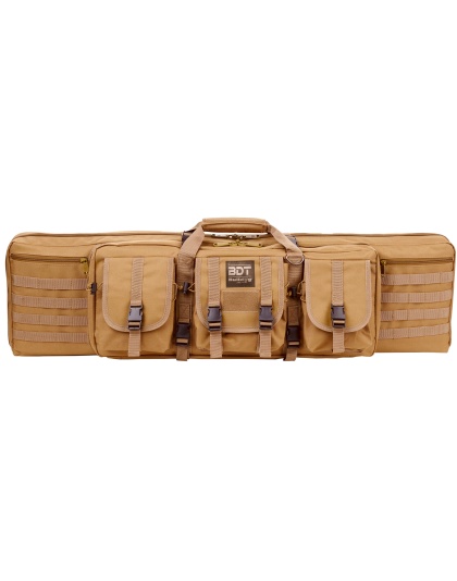 Bulldog Cases Deluxe Double Rifle, Rifle Case, 42", Nylon, Tan