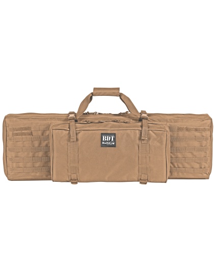 Bulldog Cases Standard Tactical Rifle Case, Fits Single Rifle, 38" Soft Case, Shoulder Strap, Large Front Pocket, Tan