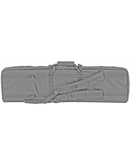 Bulldog Cases Tactical Double Rifle Case, Seal Gray, 43"