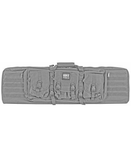Bulldog Cases Tactical Double Rifle Case, Seal Gray, 43"