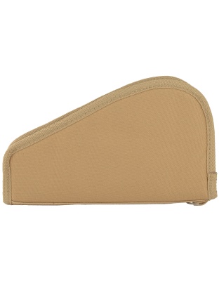Bulldog Cases Deluxe Pistol Case w/ Pocket and Sleeve, Tan, 12"x6"