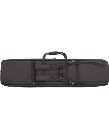 Bulldog Cases Double Suppressor Tactical Rifle Bag, 48", Poly Oxford Nylon Material, Black