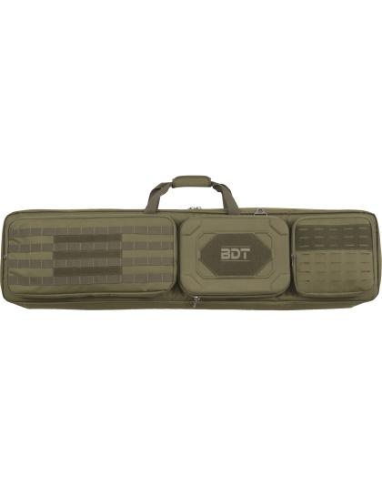 Bulldog Cases Double Suppressor Tactical Rifle Bag, 48", Poly Oxford Nylon Material, Green
