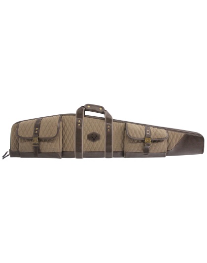 Evolution Outdoor President Series, Rifle Case, Fits Most Rifles Up to 46", Cotton Duck Canvas and Brown Fleece Lining Construction, Brown