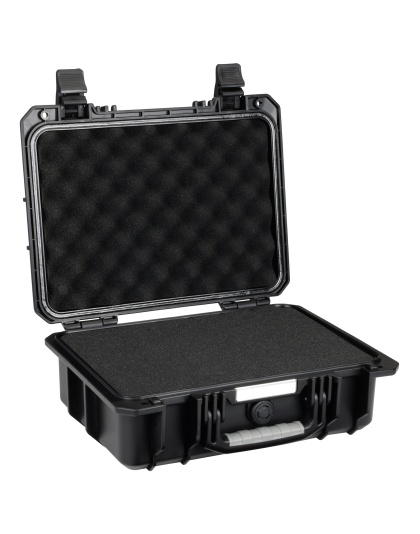Evolution Outdoor Liberator, Double Pistol Case, 14.9"X11.8"X5.4", Polypropylene Construction, Black