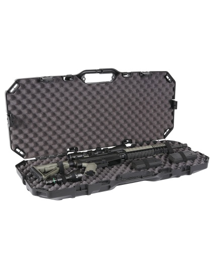 Plano Tactical Gun Case, Rifle Case, 38.75"x5.31", Matte Finish, Black