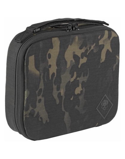 Grey Ghost Gear Pistol Case, Black, Adjustable Carry Strap, Internal Zippered Mesh Pocket, Holds Full Size Pistol and Two Magazines