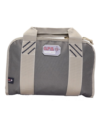GPS Pistol Case, Green/Tan, Soft, Up To 2 Pistols