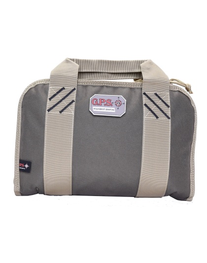 GPS Pistol Case, Green/Tan, Soft, Up To 4 Pistols