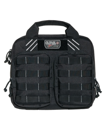 GPS Tactical, Range Bag, Black, Soft, Up To 2 Pistols