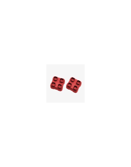 Magpul Industries DAKA Bins, 2X2, Compatible with DAKA GRID Organizer Panels, Matte Finish, Red, 3.2"x3.2"x1.3" Internal, (2)-2X2 Bins Included