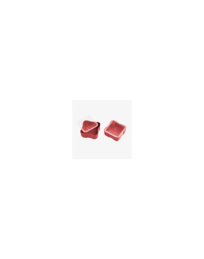 Magpul Industries DAKA Bins, 2X2, Compatible with DAKA GRID Organizer Panels, Matte Finish, Red, 3.2"x3.2"x1.3" Internal, (2)-2X2 Bins Included
