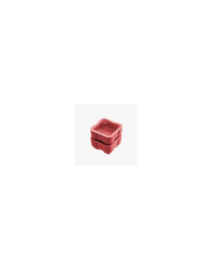 Magpul Industries DAKA Bins, 2X2, Compatible with DAKA GRID Organizer Panels, Matte Finish, Red, 3.2"x3.2"x1.3" Internal, (2)-2X2 Bins Included